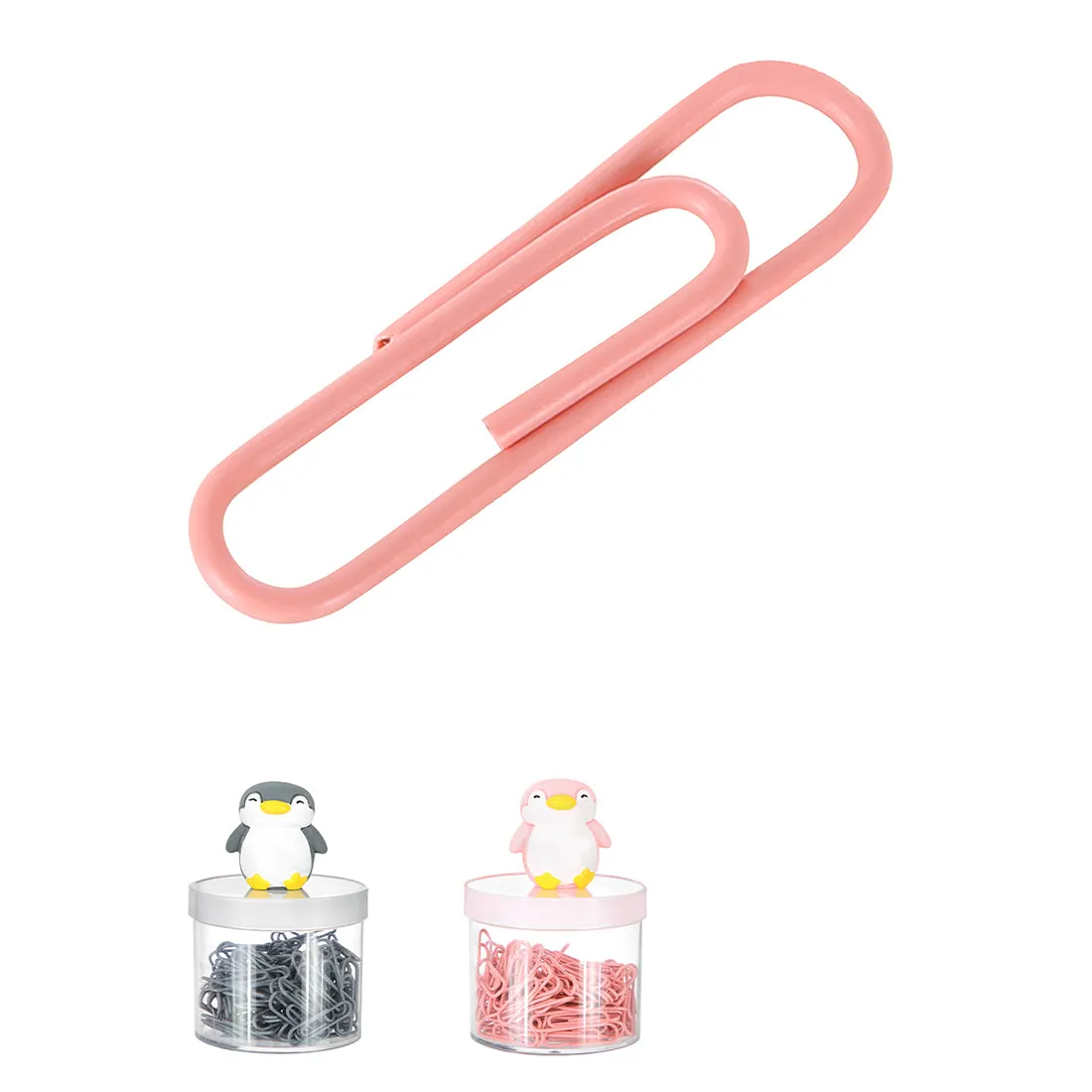 MINISO Penguin Paper Clips(Random Color)