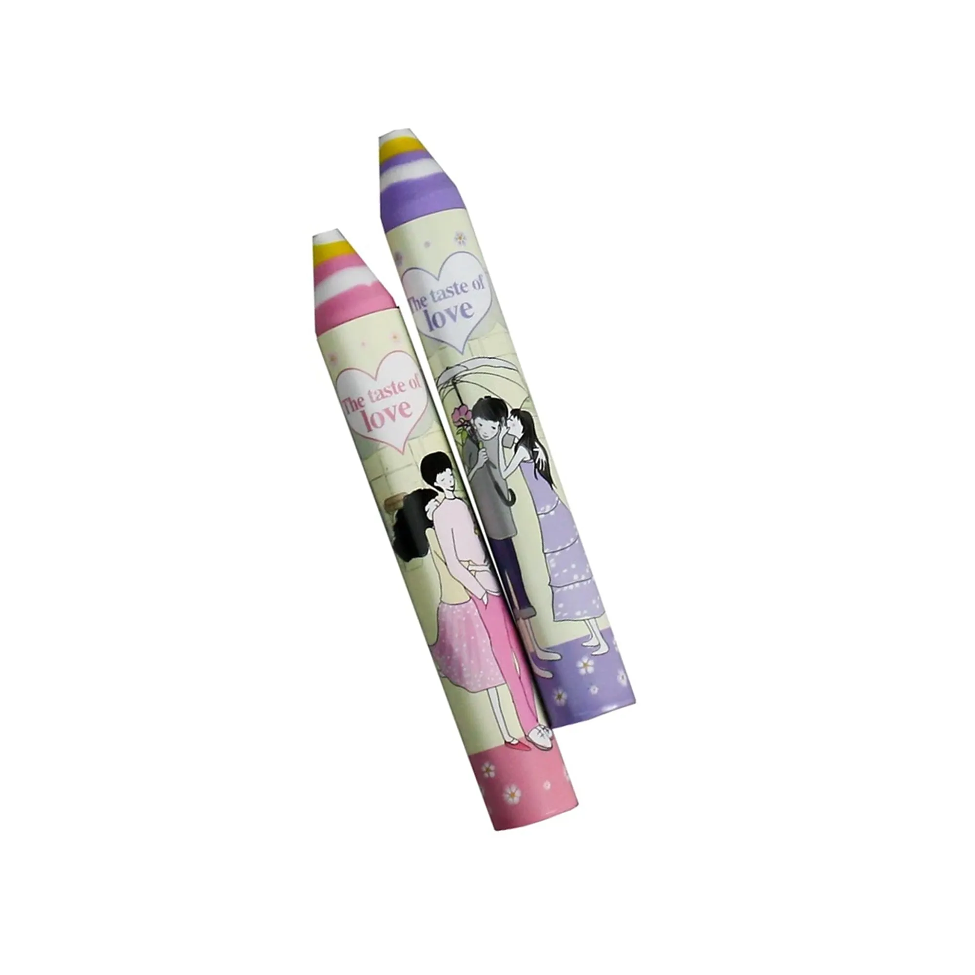Pack of 2 Cute and Stylish Erasers - Fun and Decorative Desk Accessories