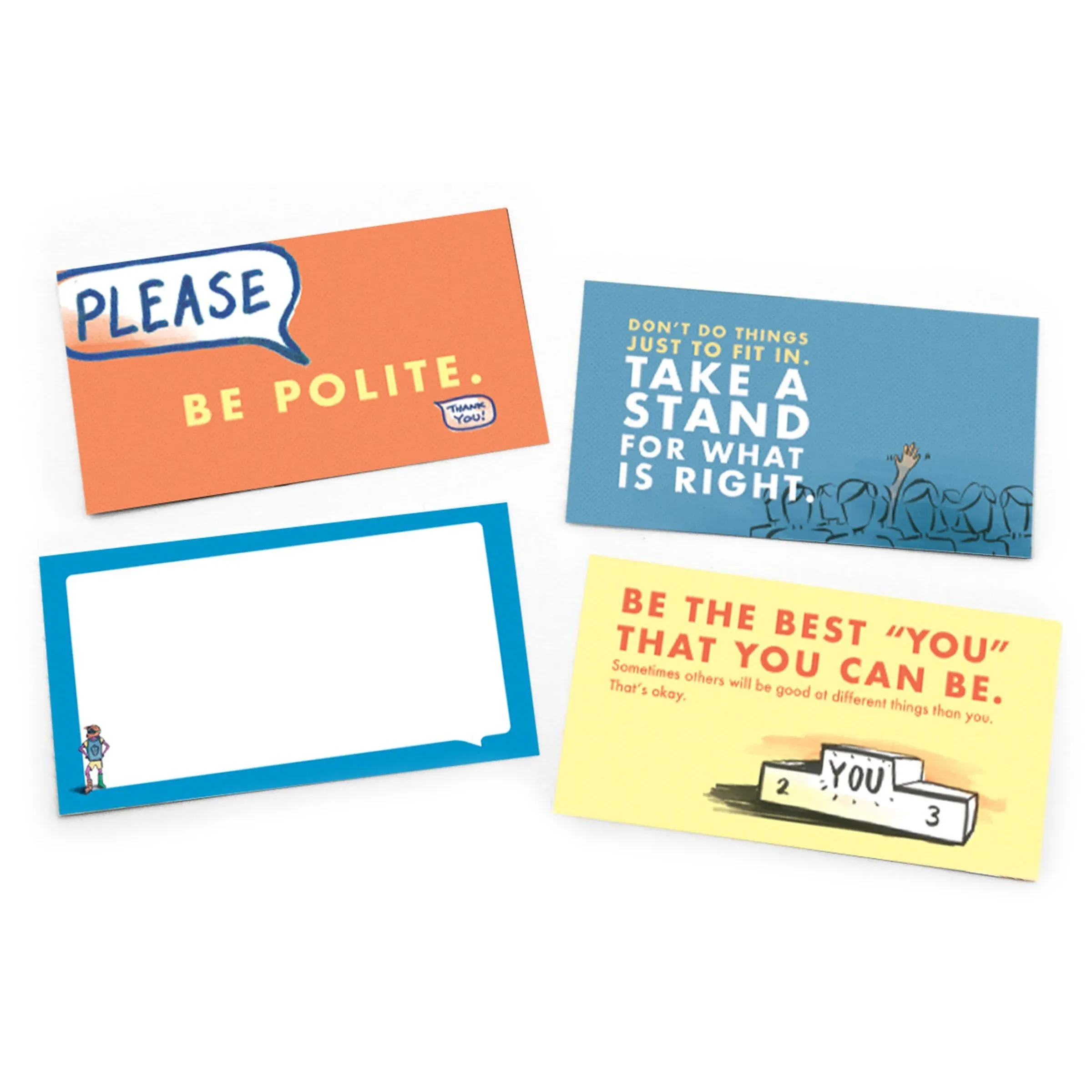 Papersalt Being Yourself - Tear And Share Lunch Notes For Kids