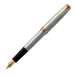 Parker Sonnet Stainless Steel GT Fountain Pen