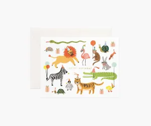 Party Animals Birthday Card