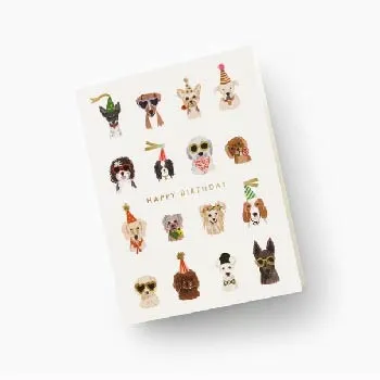 Party Pups Birthday Card