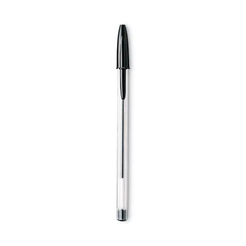 Pen - Bic Cristal Ballpoint Stick Pen, Black Ink, BICMS11BK/EA