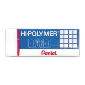 Pentel Eraser ZEH-10 Hi-Polymer Large Box of 36 Pcs