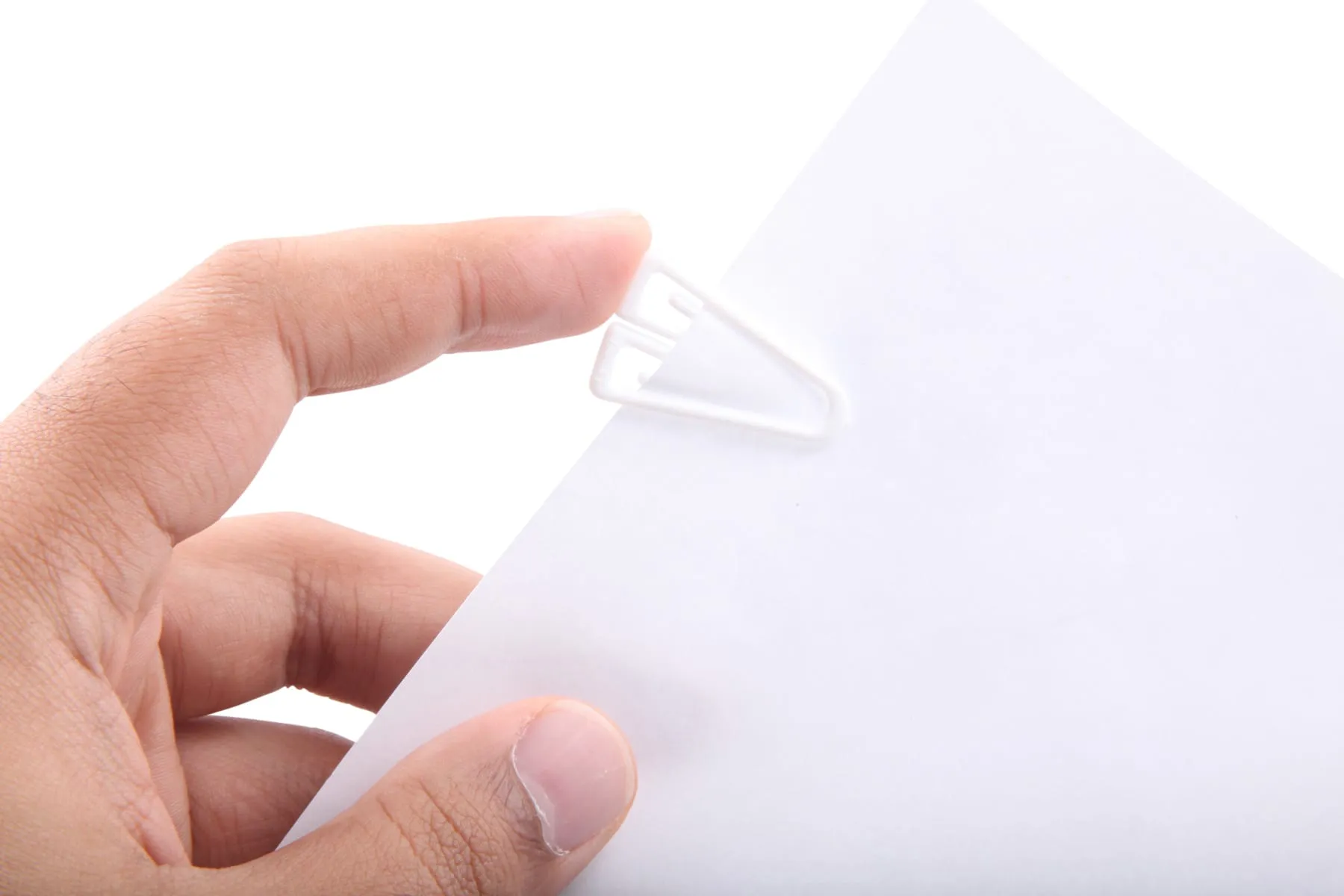 Plastiklips Paper Clips Large Size 200 Pack WHITE (LP-0610)