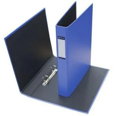 Polypropylene Ring Binder - Silver Coated - Blue