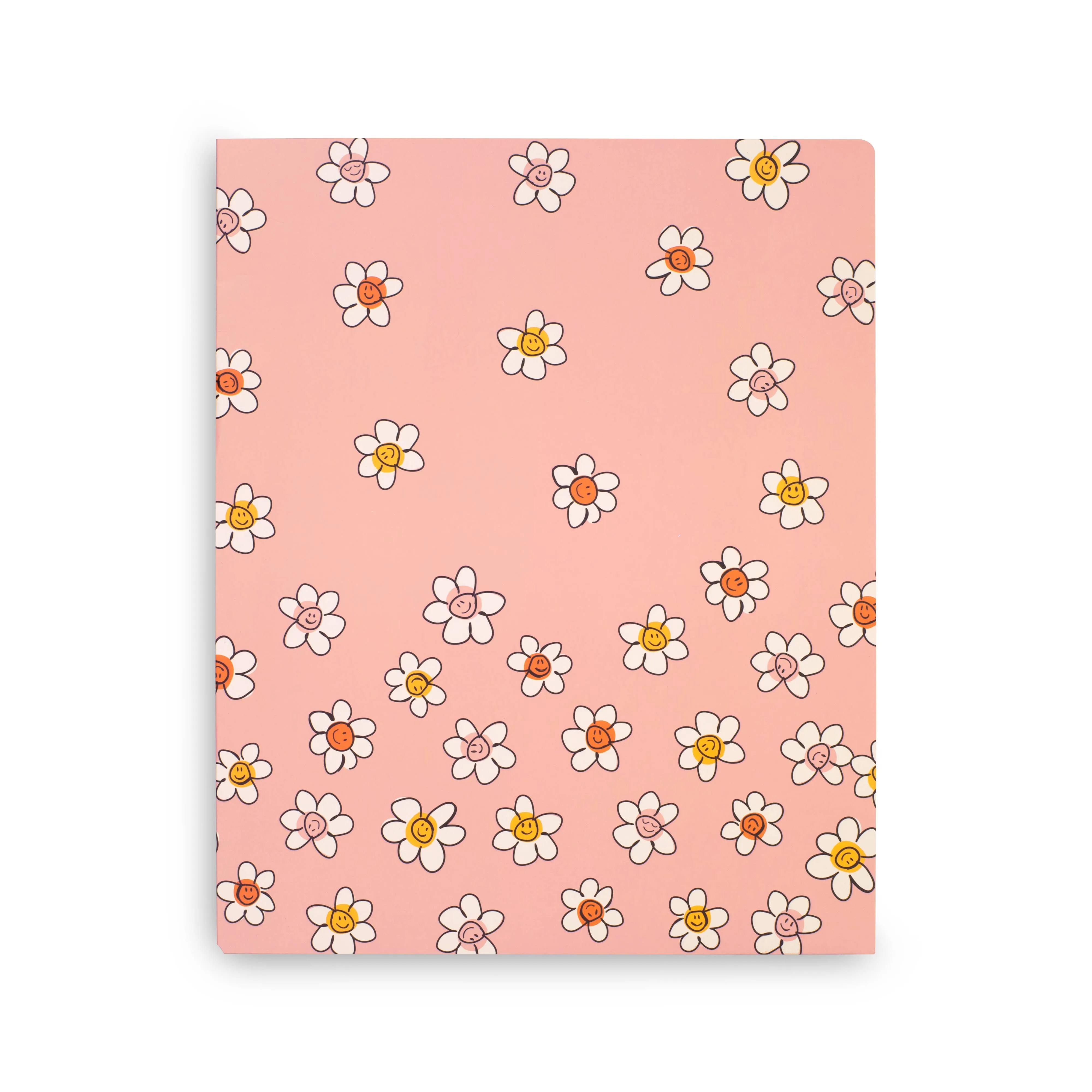 Prairie Paisley Daisy Pink Pocket Folders