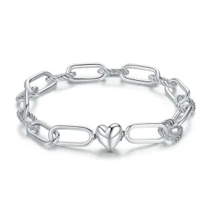 Punk Love of Paper Clips Bracelet
