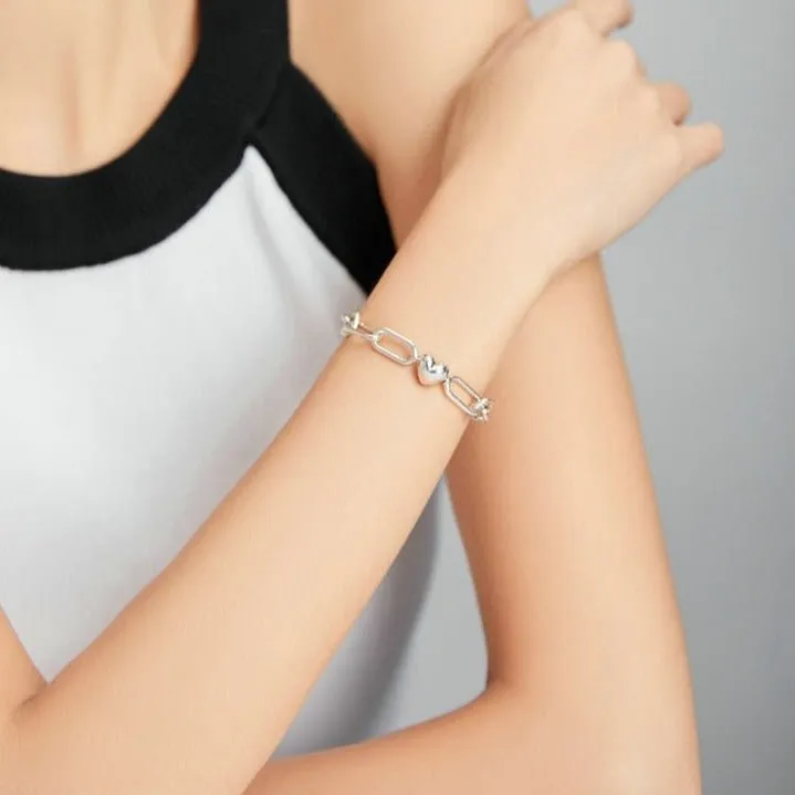 Punk Love of Paper Clips Bracelet