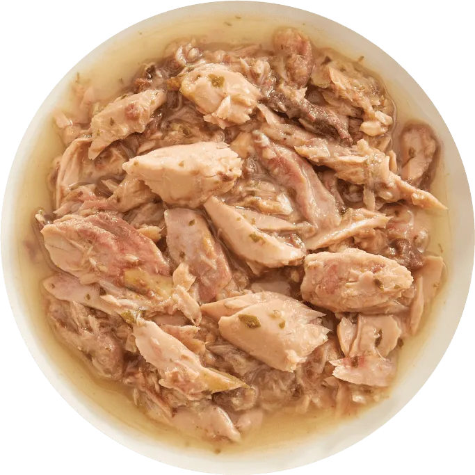 RAWZ® Shredded Salmon, Aku Tuna, and Tuna Oil Recipe 2.46-oz, Wet Cat Food