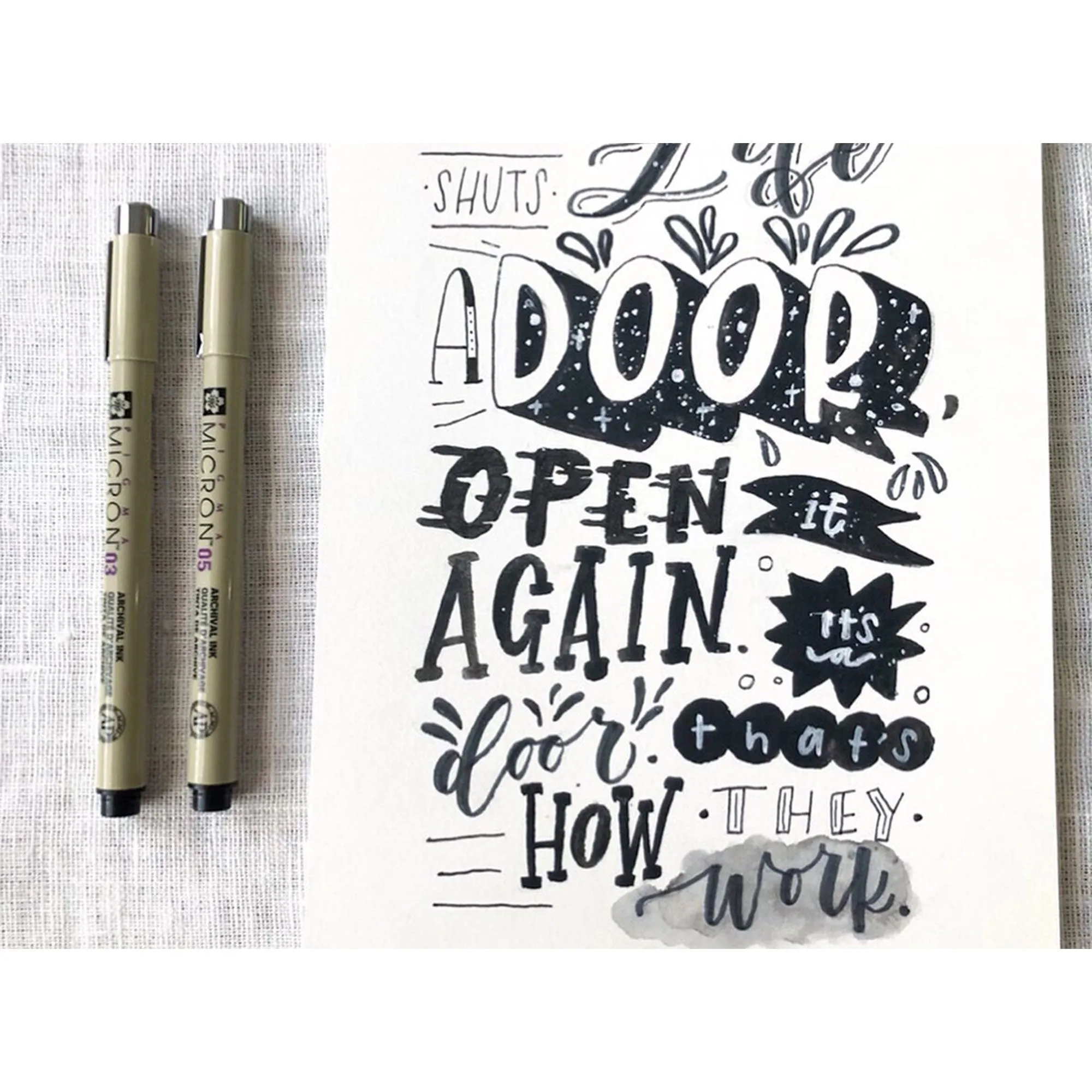 Sakura Pigma Micron Fineliners - Set of 8