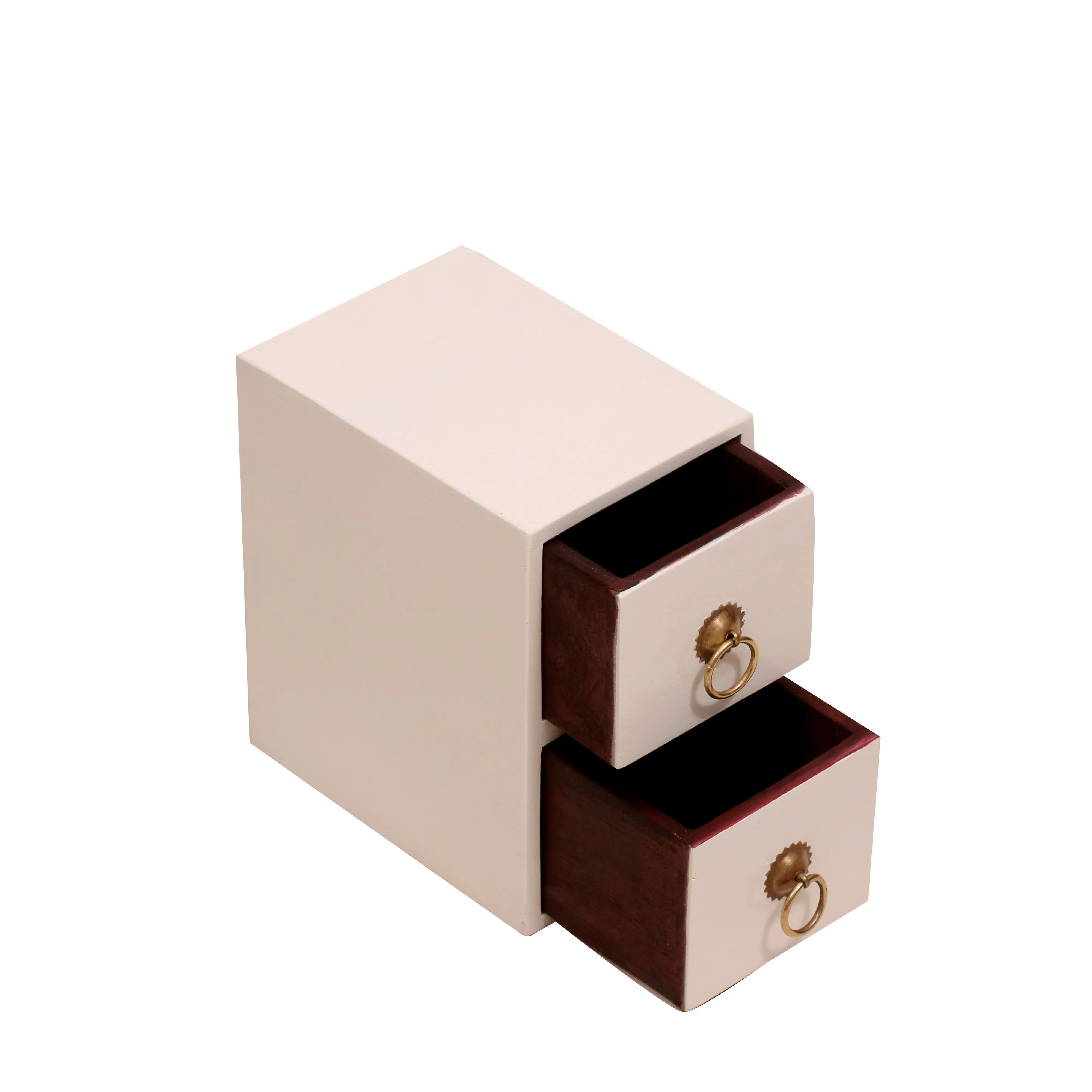 Serene Colorful Desk Organizer (White)