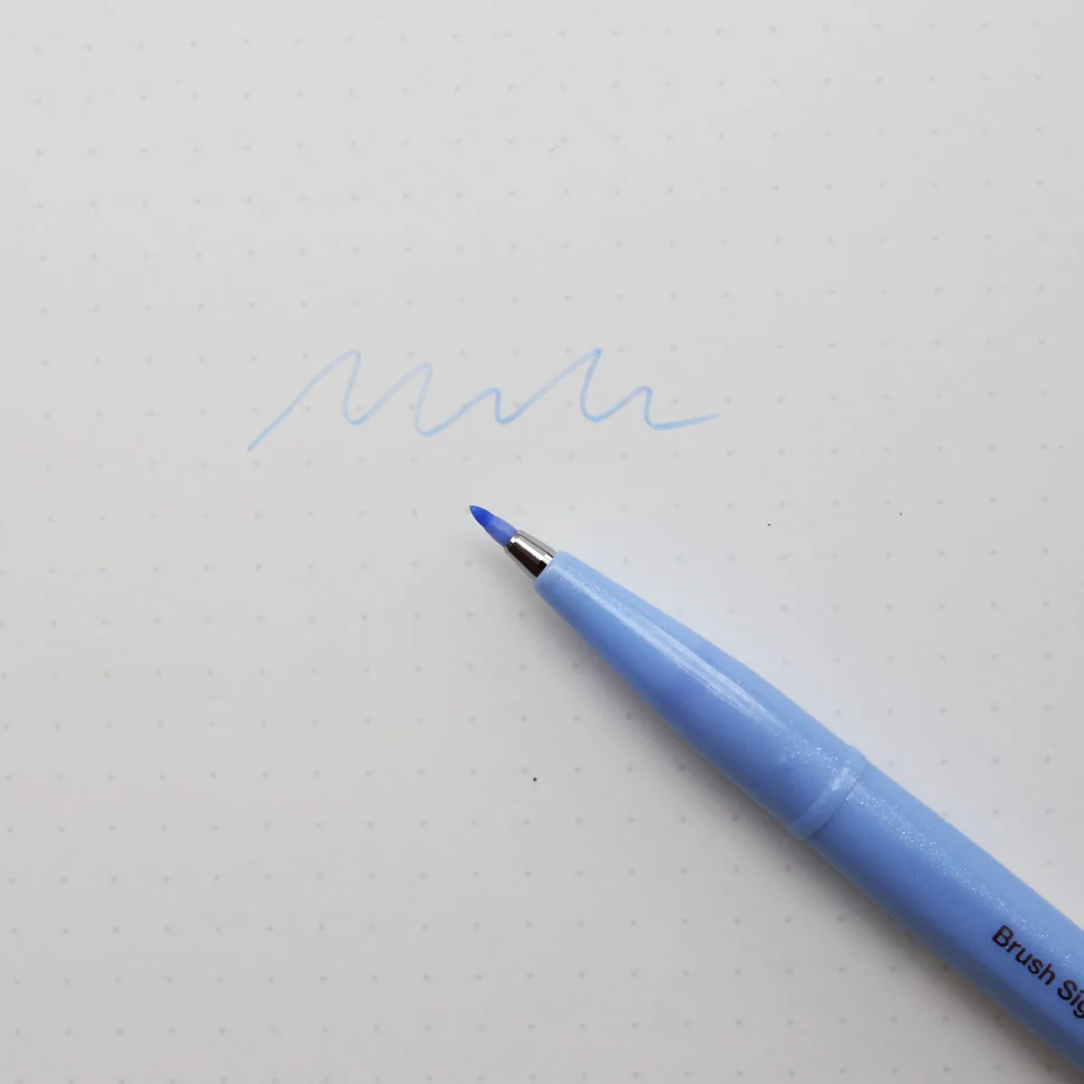 SIGN PEN BRUSH // GREY BLUE