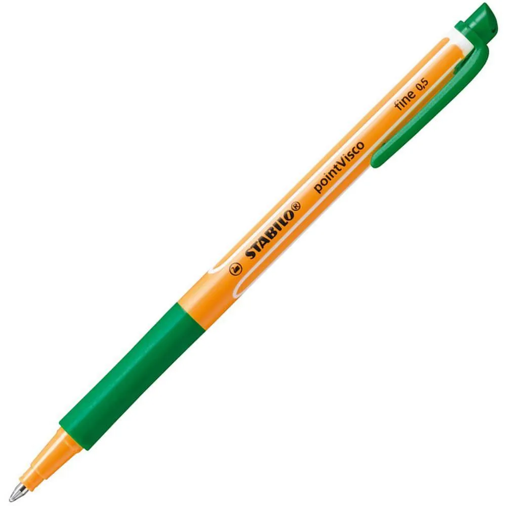 Stabilo Point Visco Rollerball Pen Green