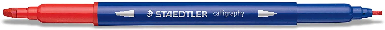 STAEDTLER 3005-TB24 Double-Ended Calligraphy Pen Asst