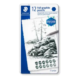 Staedtler Mars Lumograph Pure Graphite Set 12pc