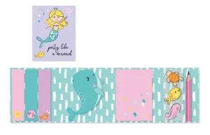 Sticky Note Set Mermaid - Colourful Whimsical Sticky Notes Mermaid-Themed Designs