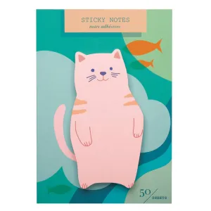 Sticky Notes: Pink Cat