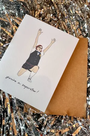 Superstar Greeting Card