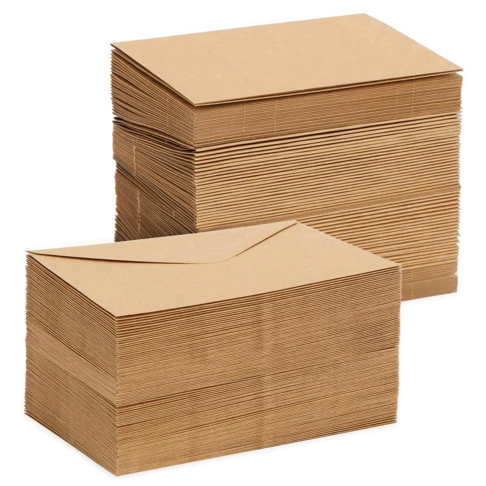 Sustainable Greetings: Kraft Paper Blank Cards and Envelopes - 4x6 inches (100 Pack)
