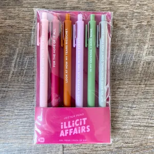 Swiftie Jotter Pens - Illicit Affairs