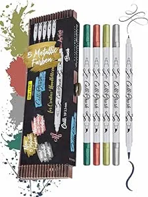 The Wholesale Company Calli. Brush - Double Tip Pens Set of 5