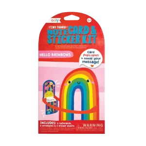 Tiny Tadas! Note Cards and Sticker Set - Hello Rainbows