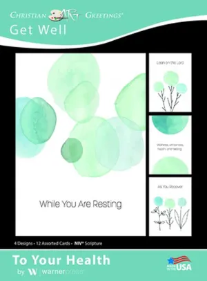 To Your Health Get Well Boxed Cards (box of 12)