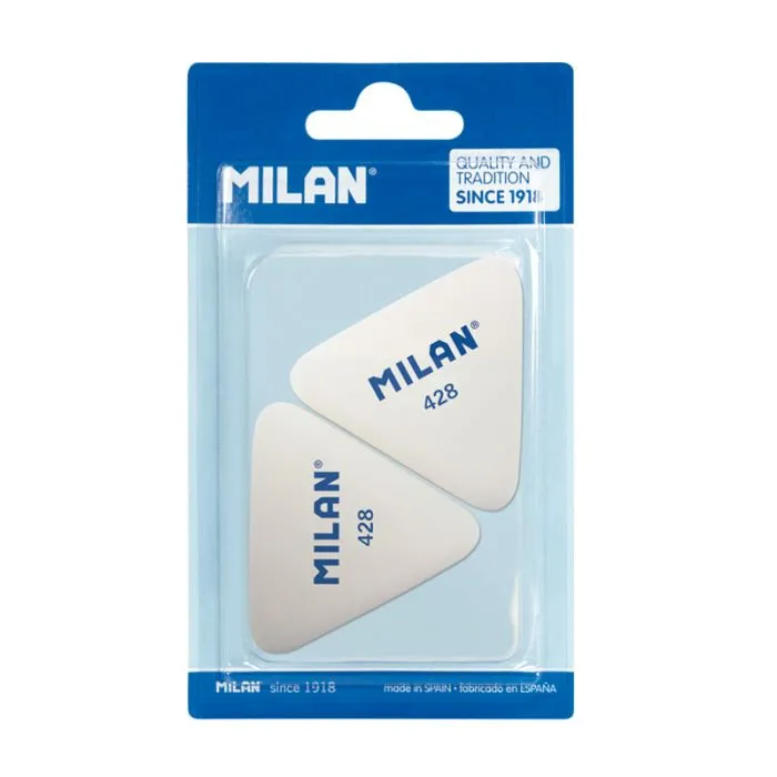 Triangular synthetic rubber erasers 428
