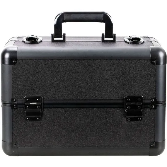 VER Beauty - Black Glitter Professional Cosmetic Case