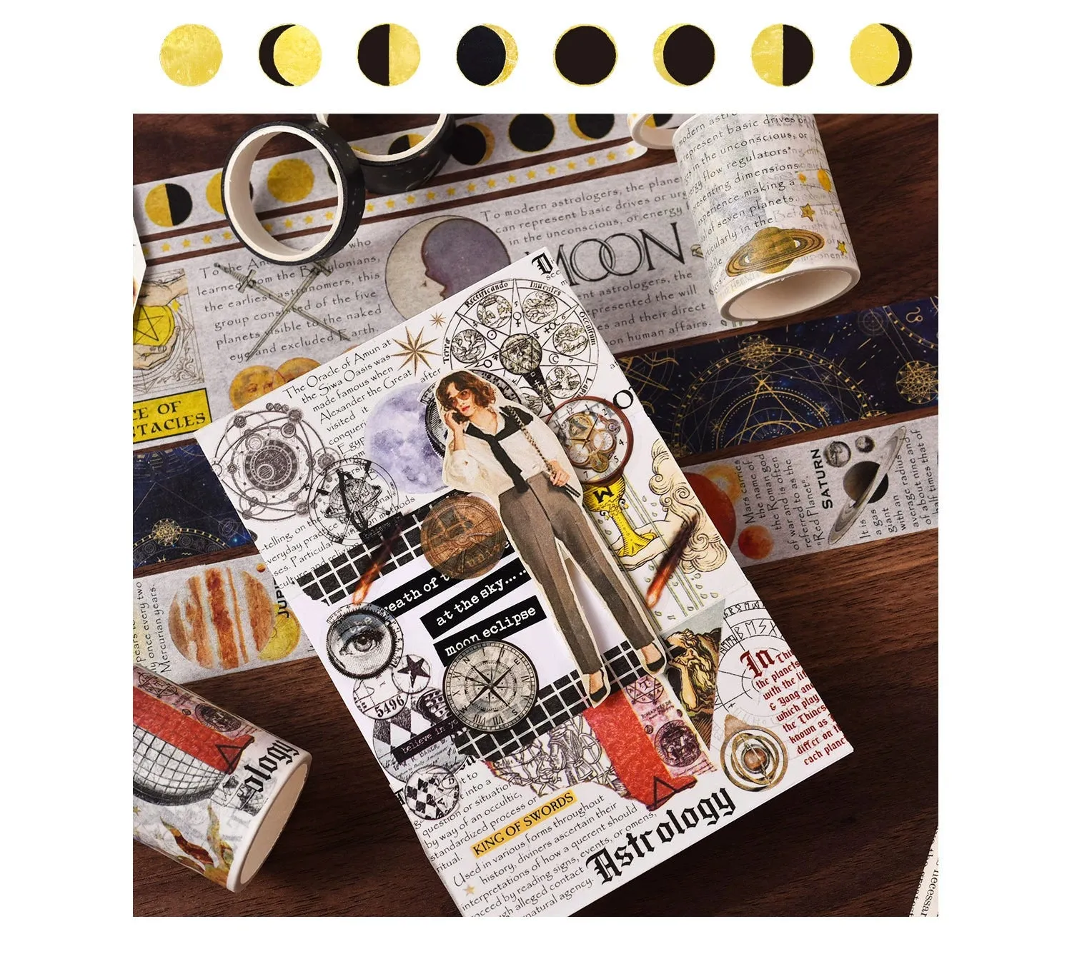 Vintage-Inspired Washi Tape for Nostalgic DIY Delight