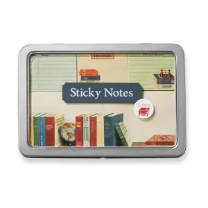 Vintage Library Sticky Notes