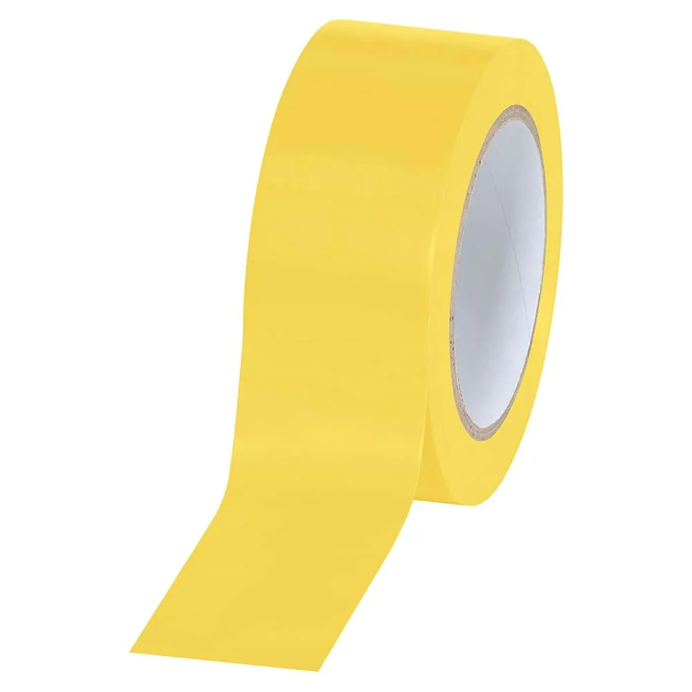 Vinyl Safety Tape - Yellow - 48mm x 33m - 60 Rolls / Case