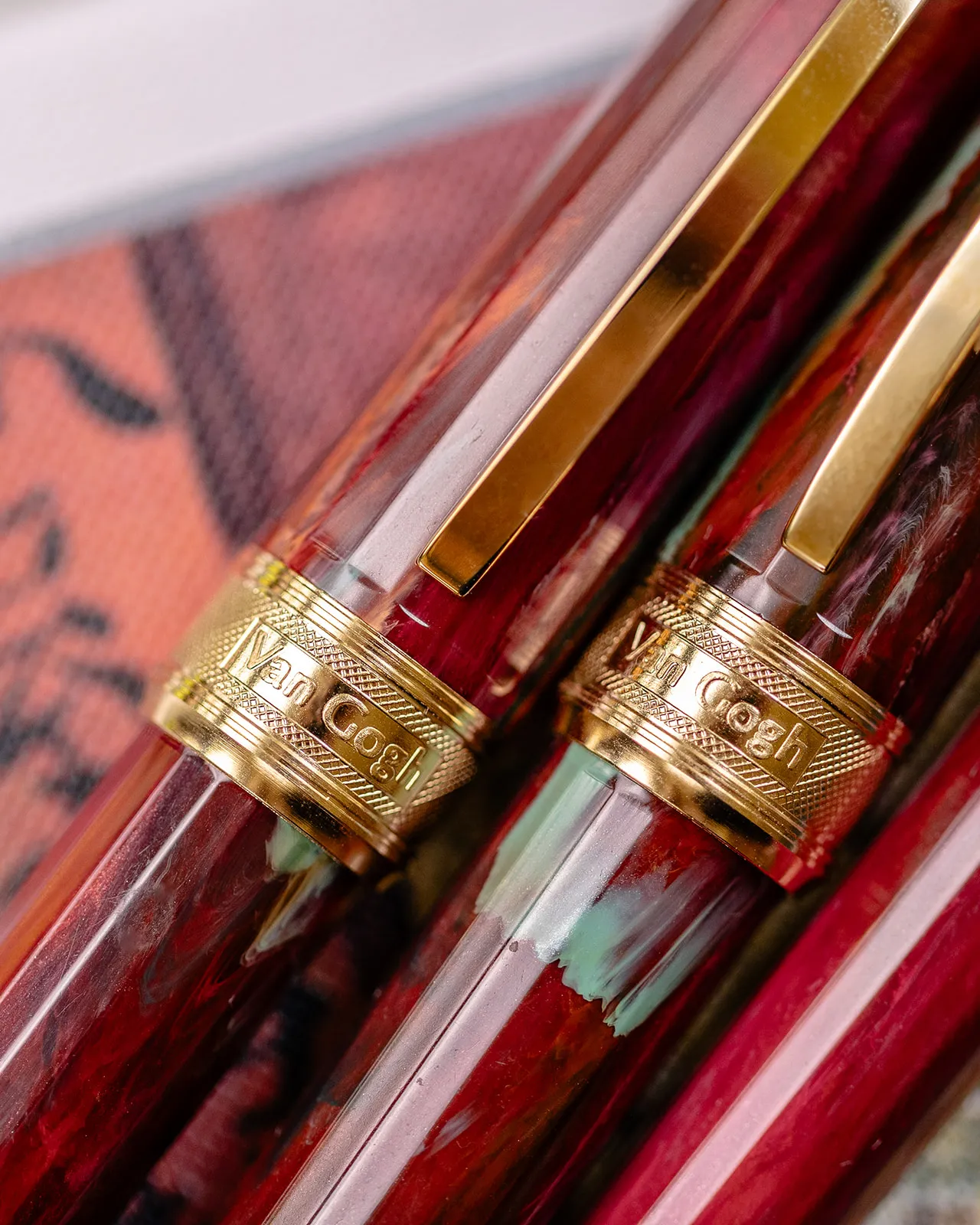 Visconti Van Gogh Flowering Plum Orchard Rollerball Pen