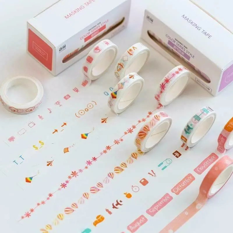 Washi Tape Set - Color Series