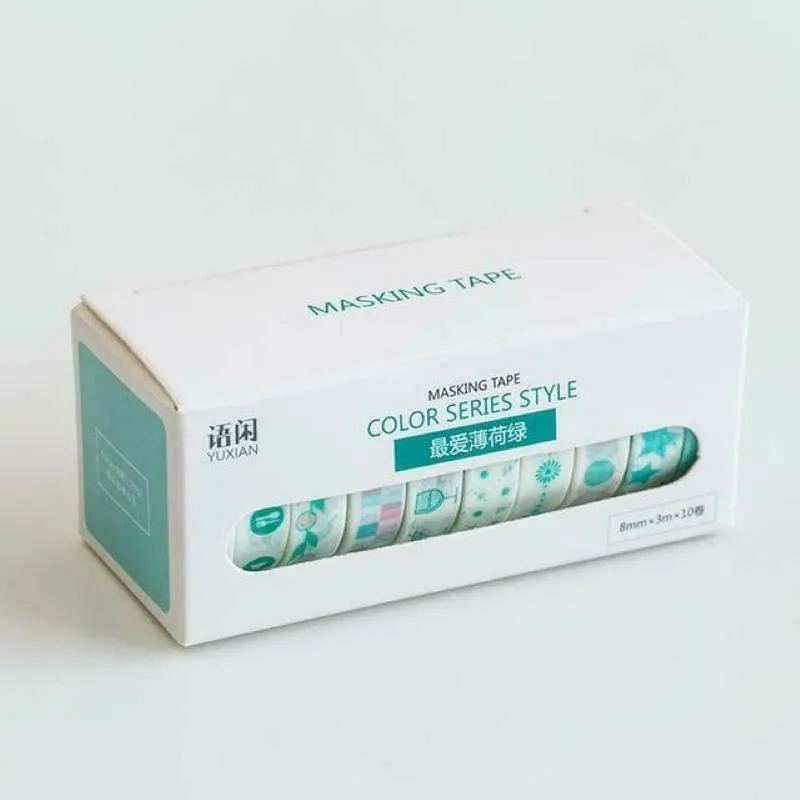 Washi Tape Set - Color Series