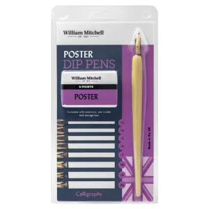 William Mitchell Poster Dip Pens