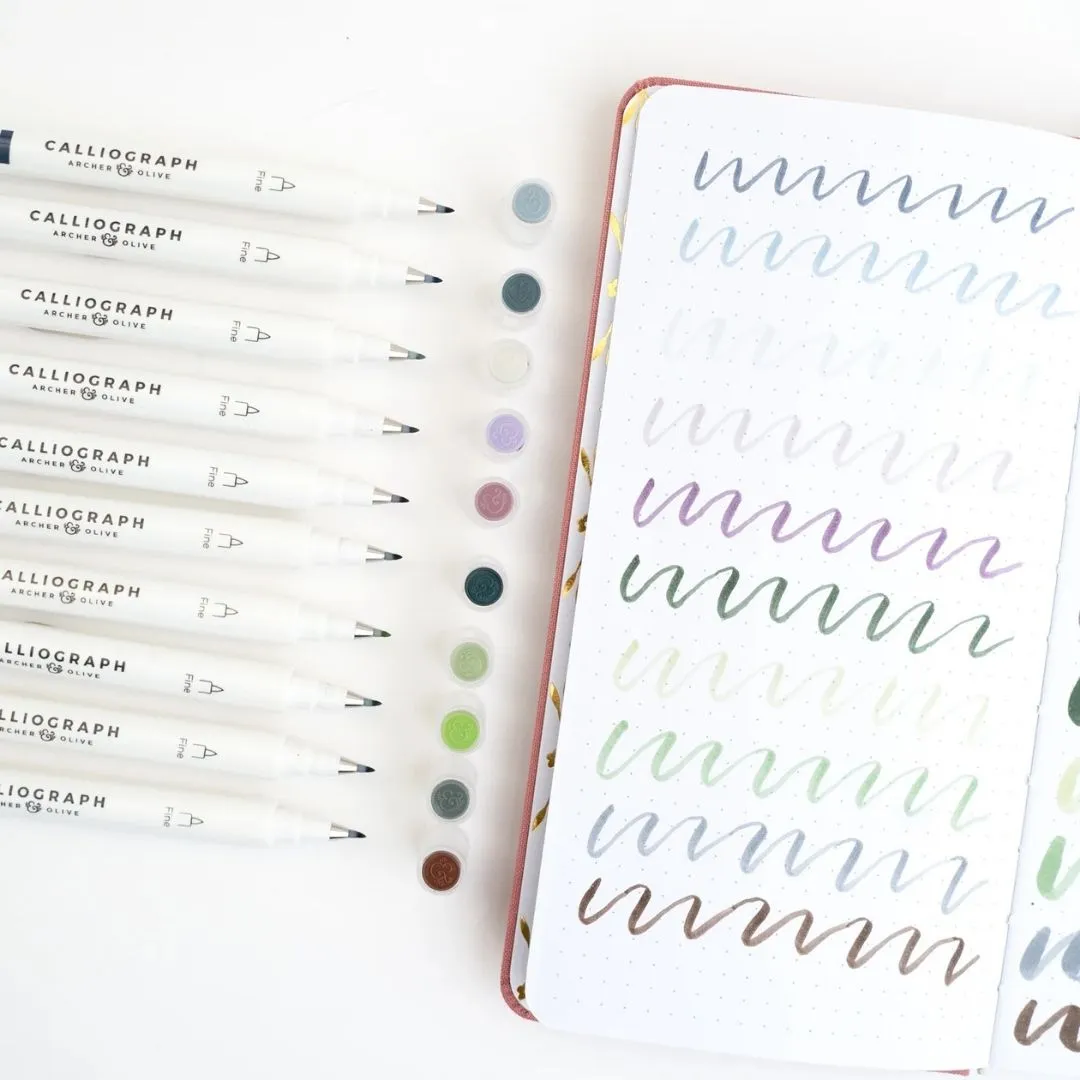 Winterscapes Calliograph Pens