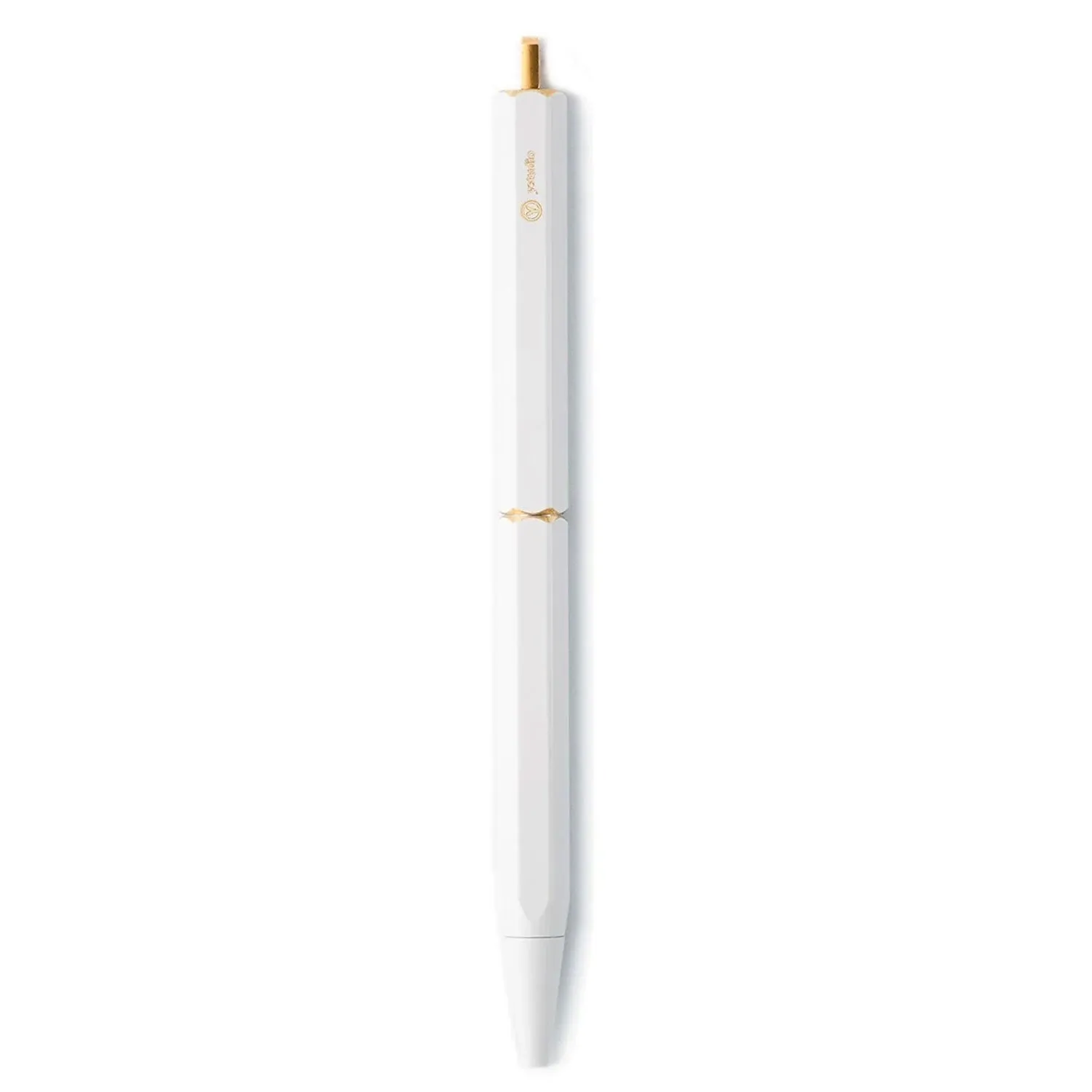 YSTUDIO Classic Revolve Portable Ball Pen, White