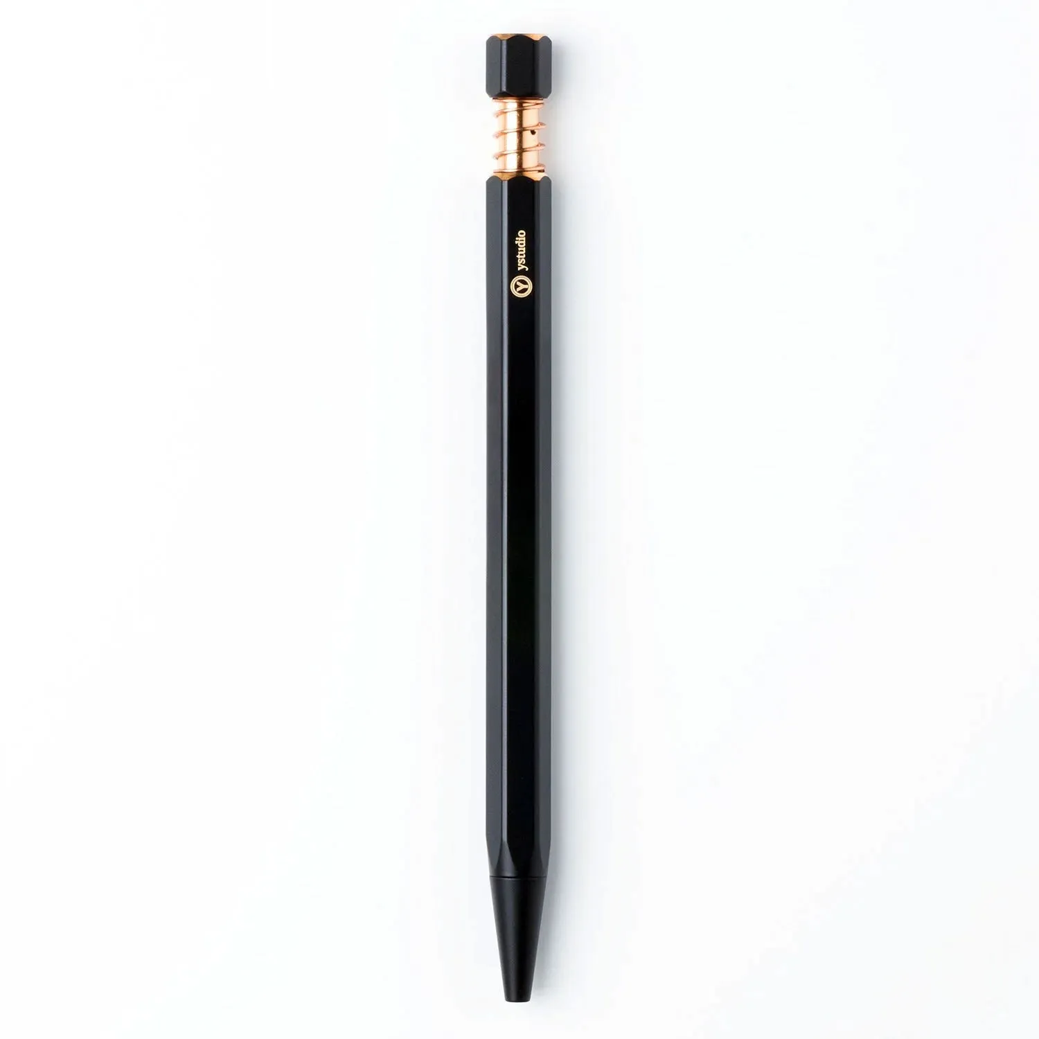 YSTUDIO Classic Revolve Spring Ball Pen, Black