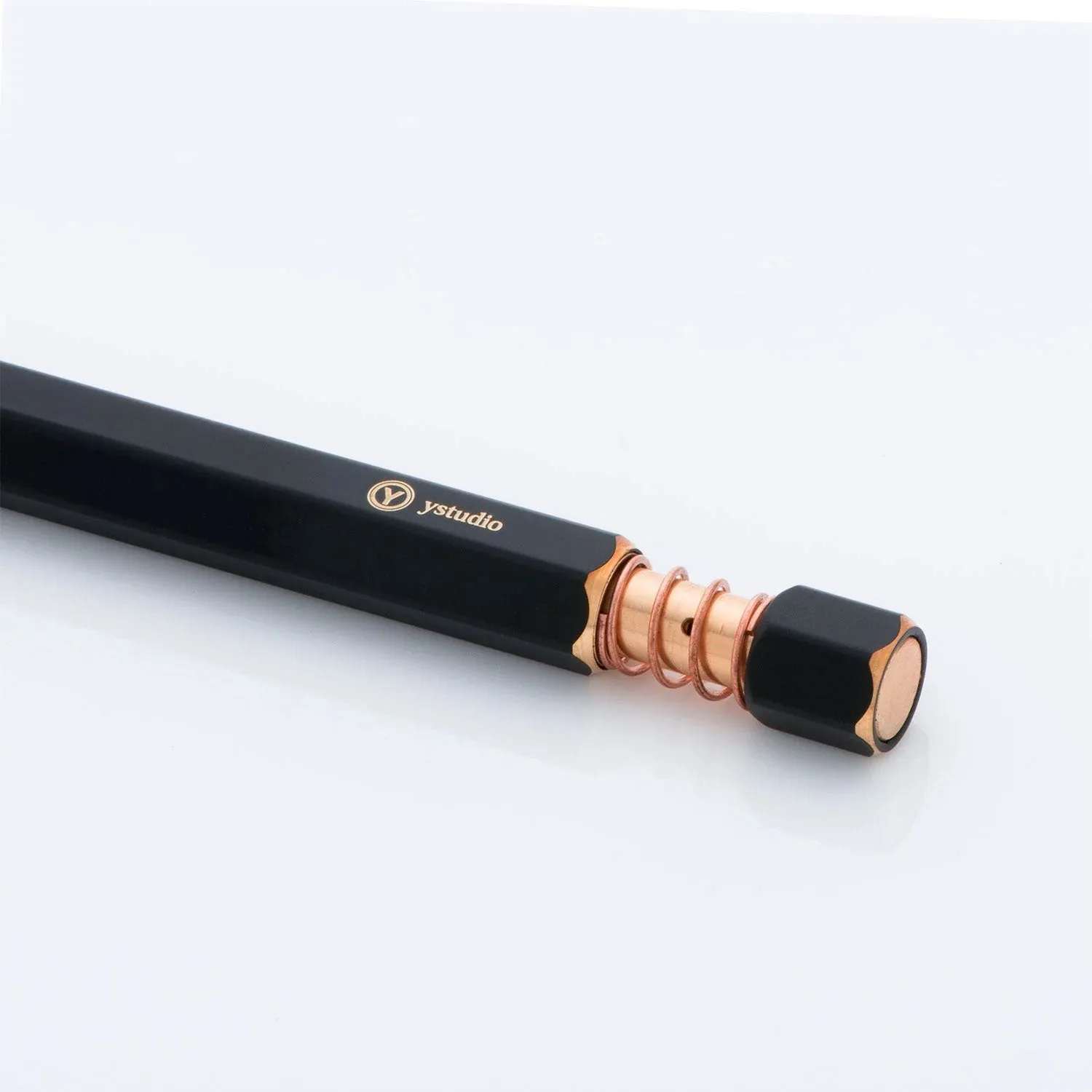 YSTUDIO Classic Revolve Spring Ball Pen, Black